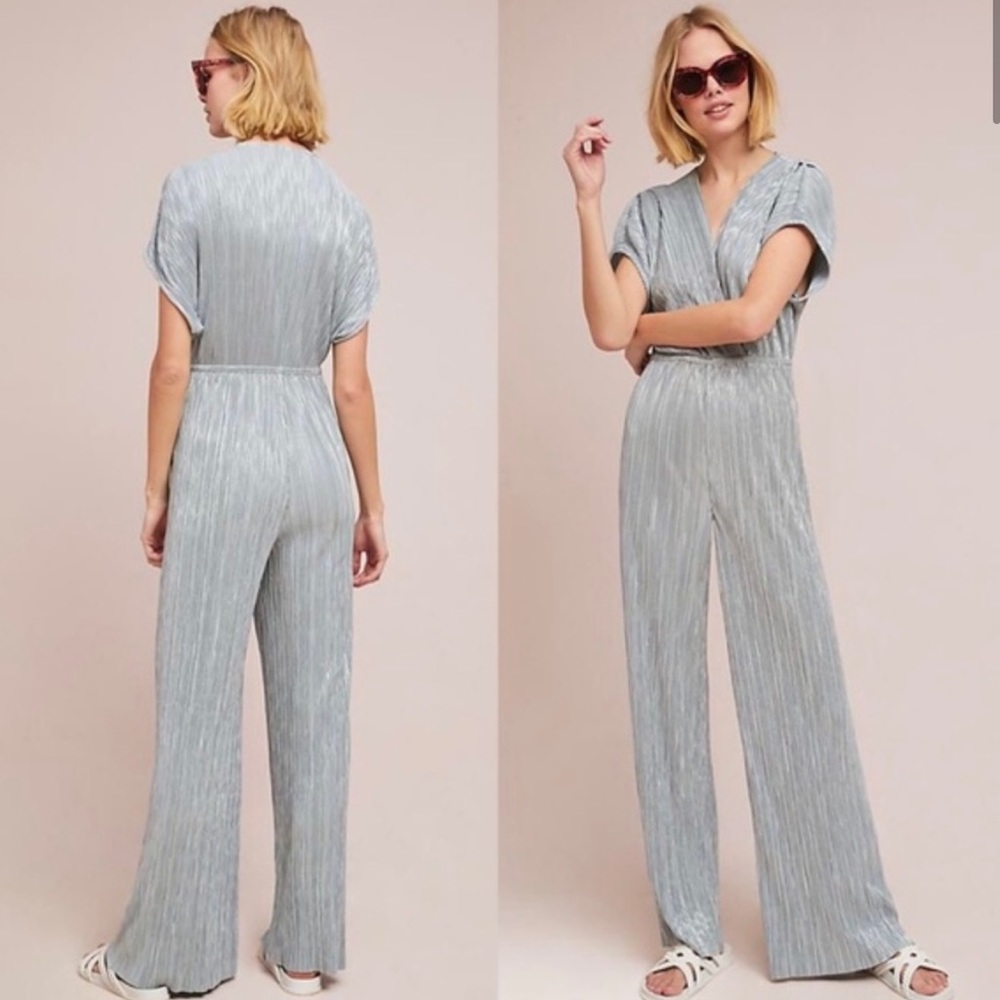 Anthropologie porridge Metallic dress